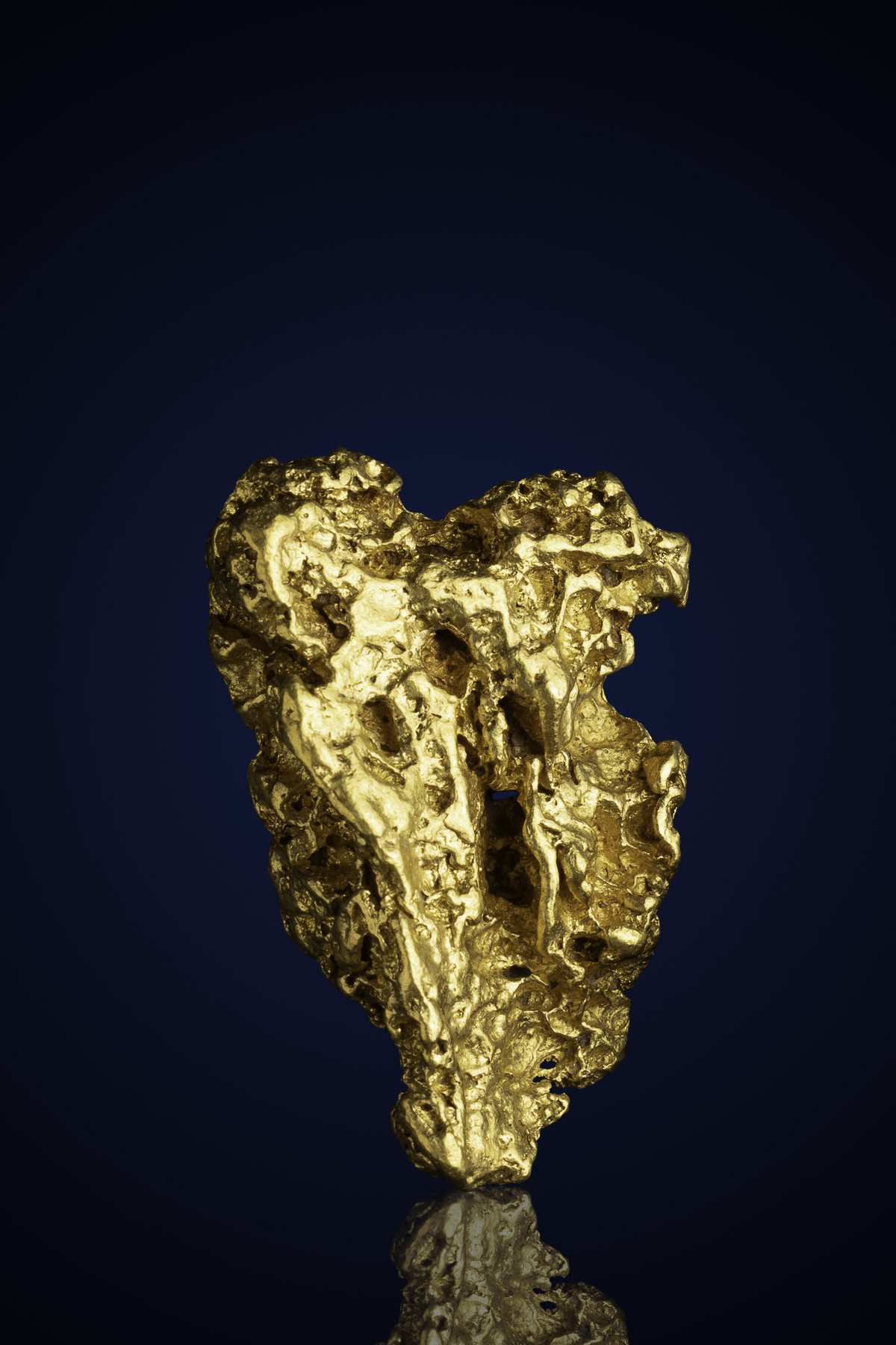 (image for) Large, Buttery Natural Gold Nugget - Golden Triangle, Australia - 60.2 Grams